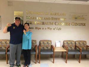 Governor Larry Hogan and his wife, Yumi Hogan