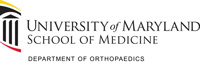 University of Maryland School of Medicine Department of Orth