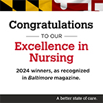 UMMS Nurses Recognized as "Excellence in Nursing" Winners by Baltimore Magazine